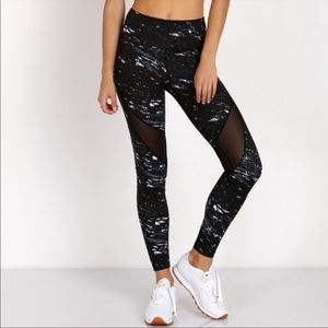 Varley black and white leggings